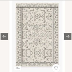 Leelu Black & White Rug